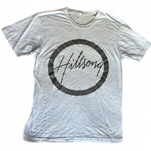 Hillsong Soft-blend Unisex Tee in light blue M
